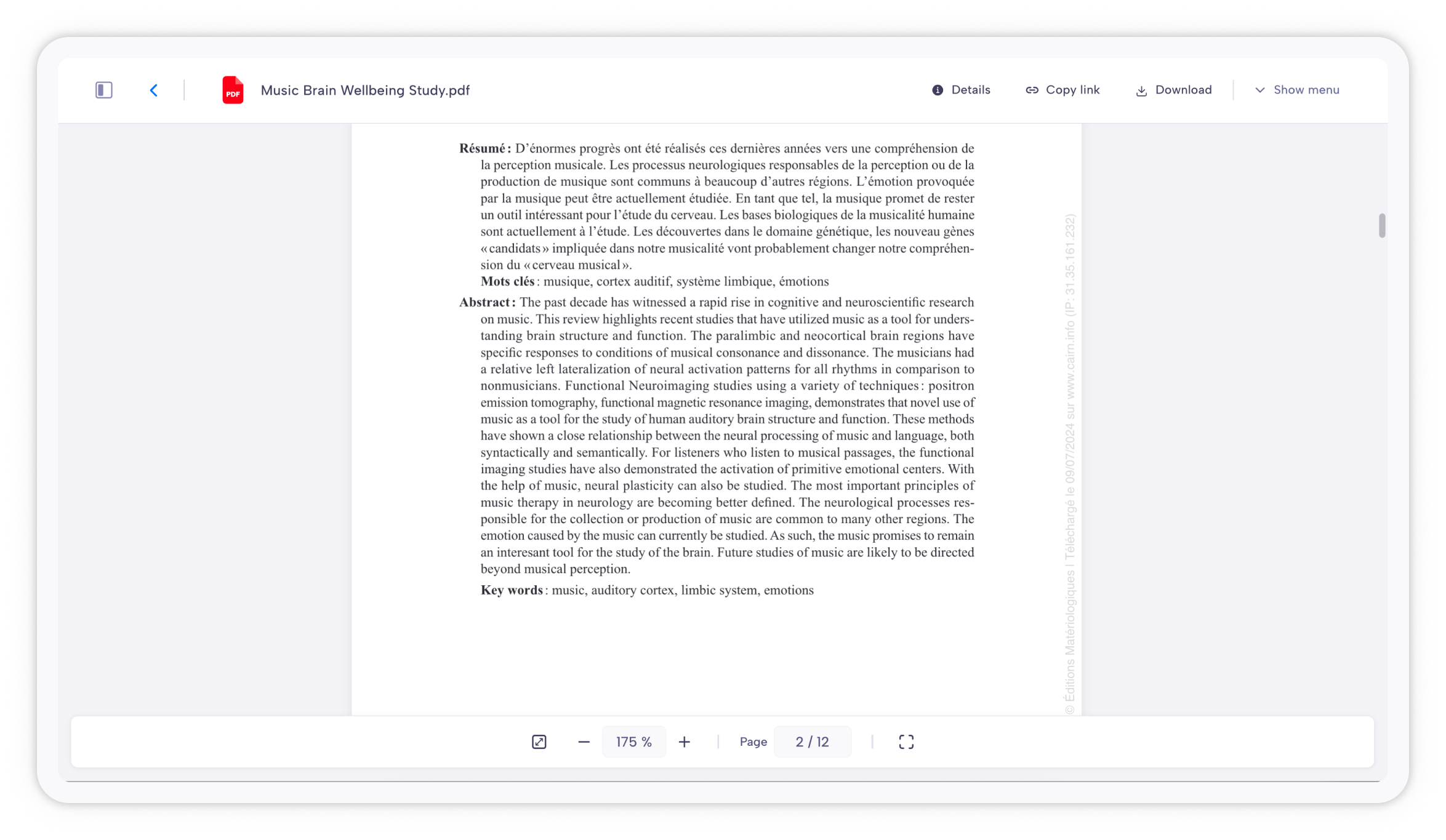 PDF viewer screenshot